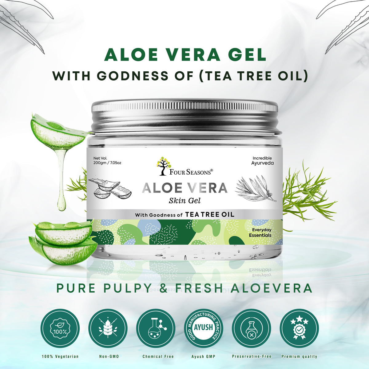 Gelée Aloe Vera & Tea Tree - Aloe Locks