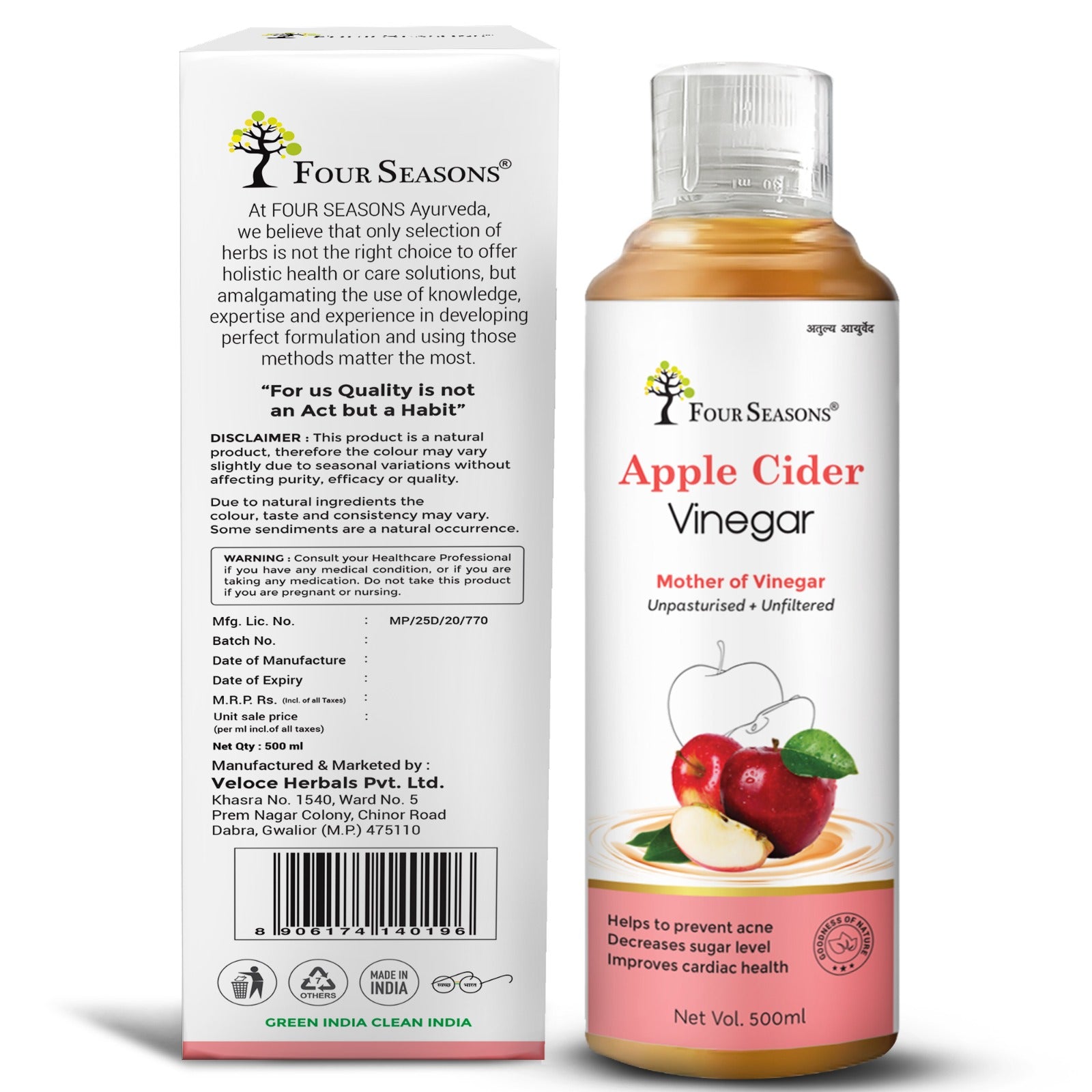 Apple Cider Vinegar ( Mother of Vinegar)
