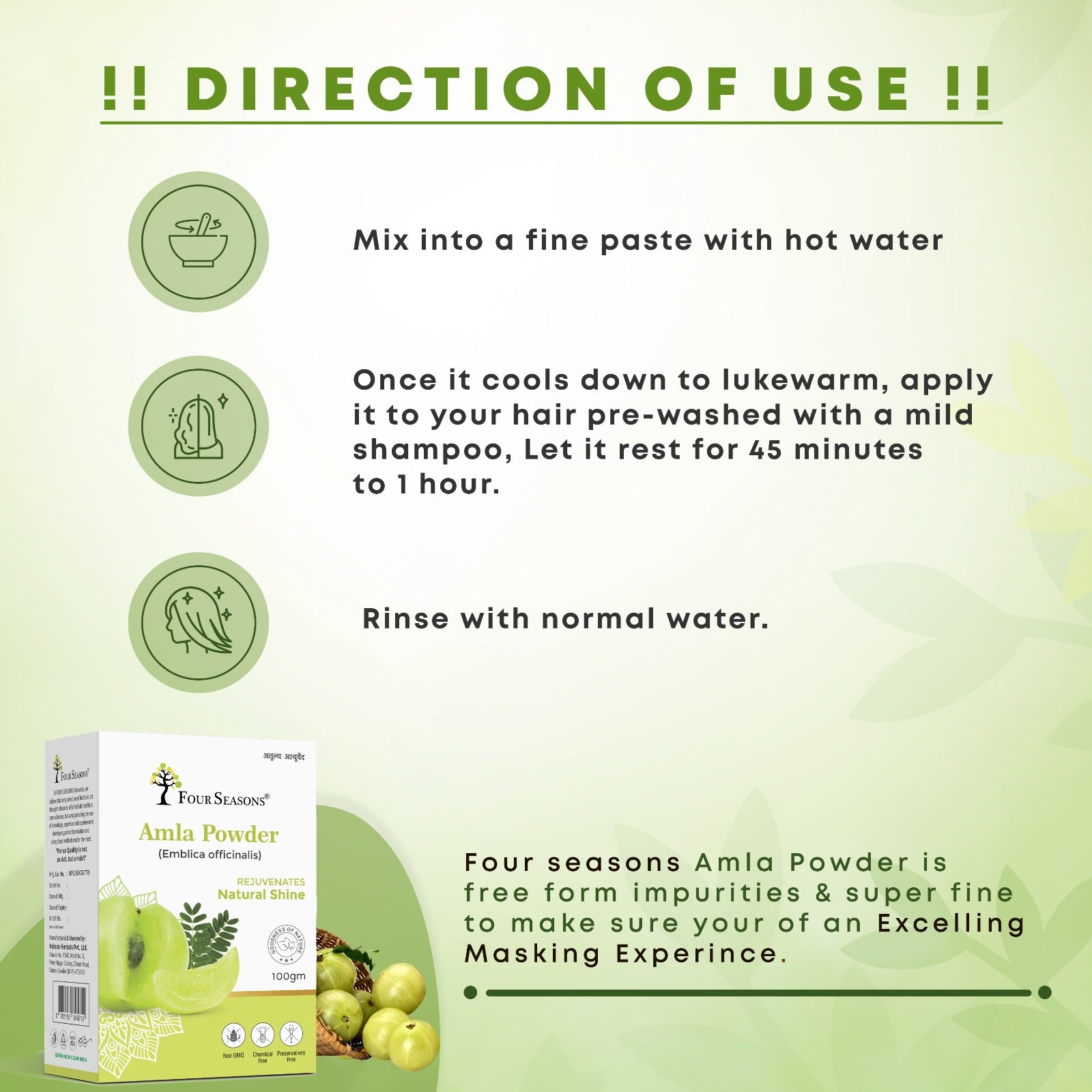Amla Powder Cosmetic