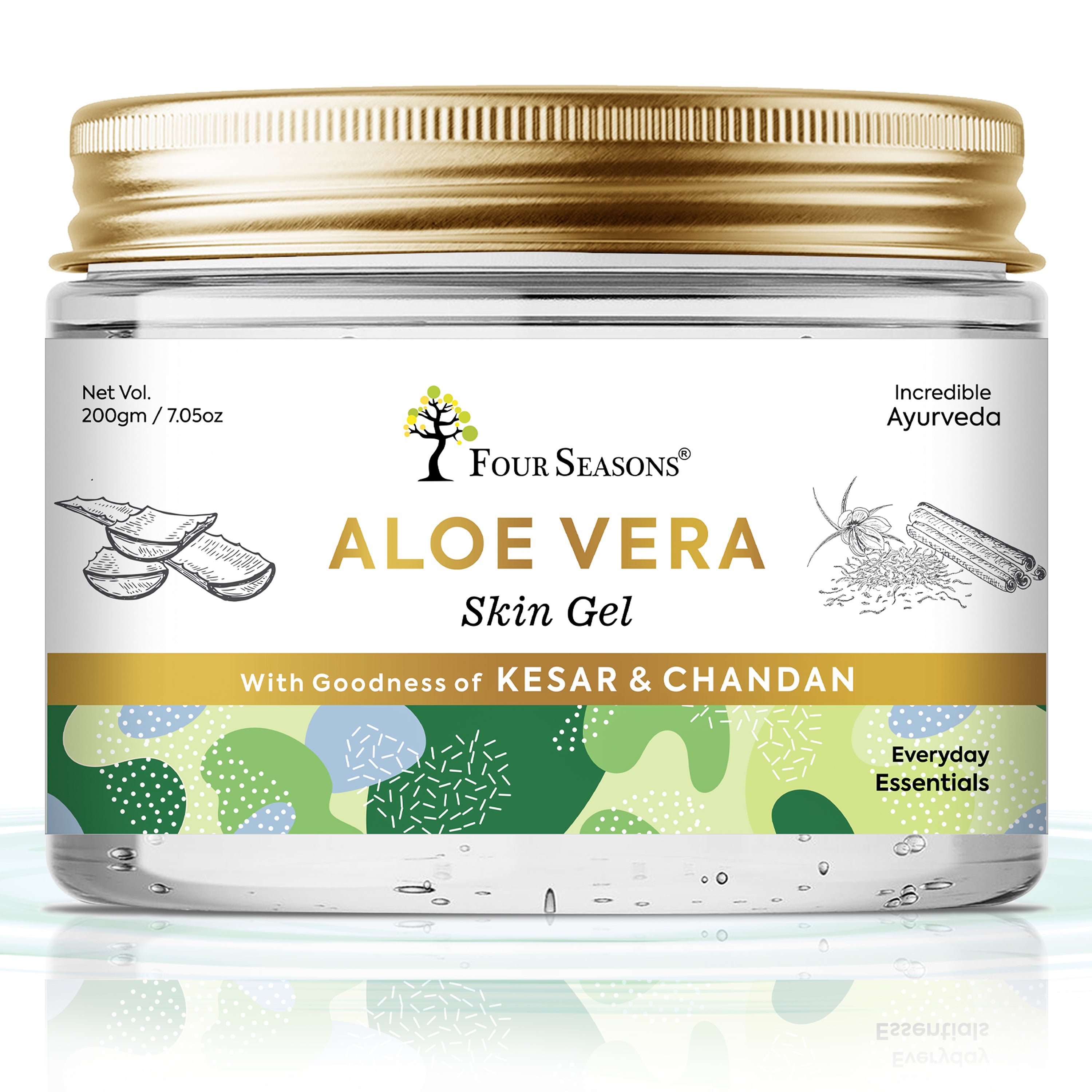 Aloevera Gel With Goodness Of Kesar & Chandan 200gm