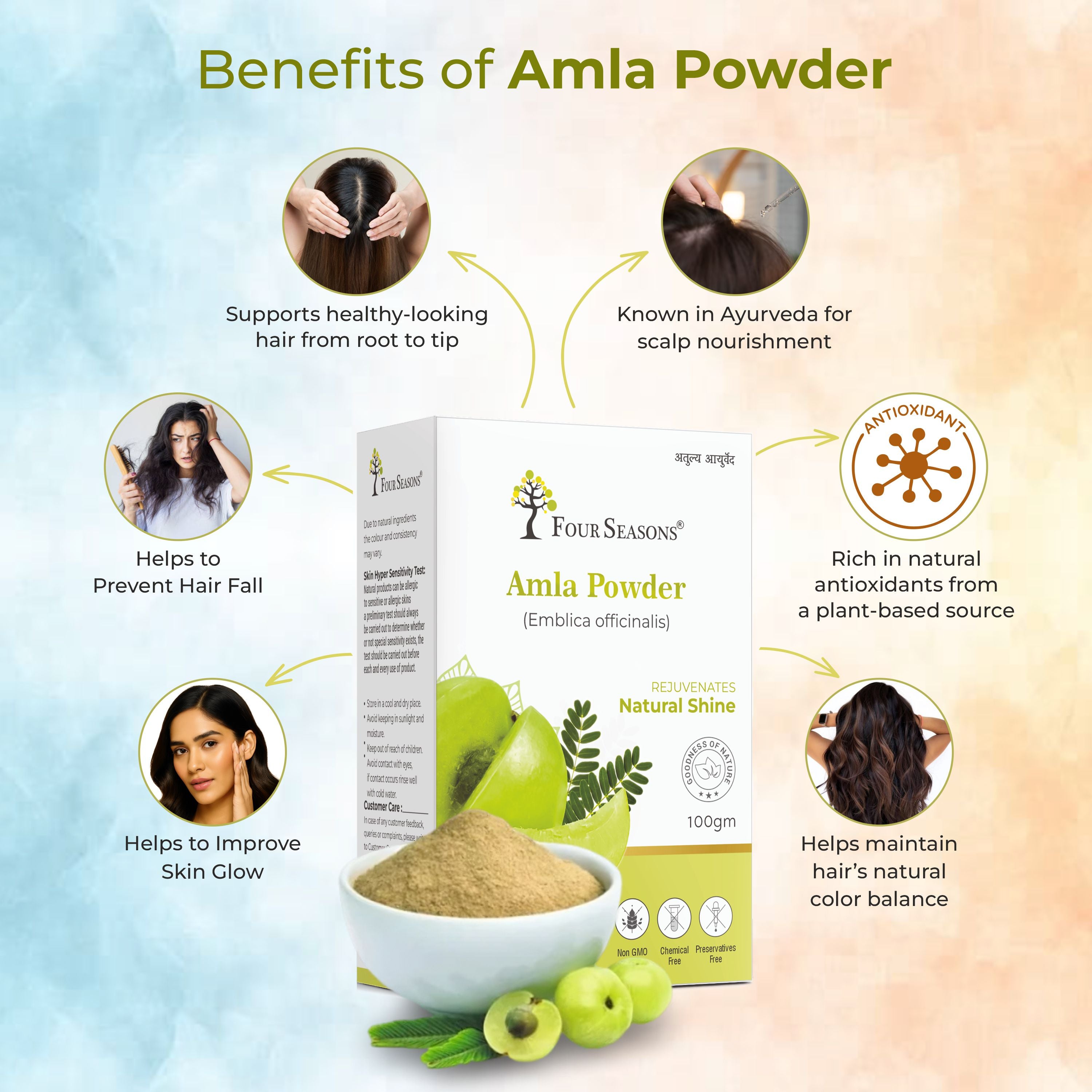 Amla Reetha Shikakai Powder