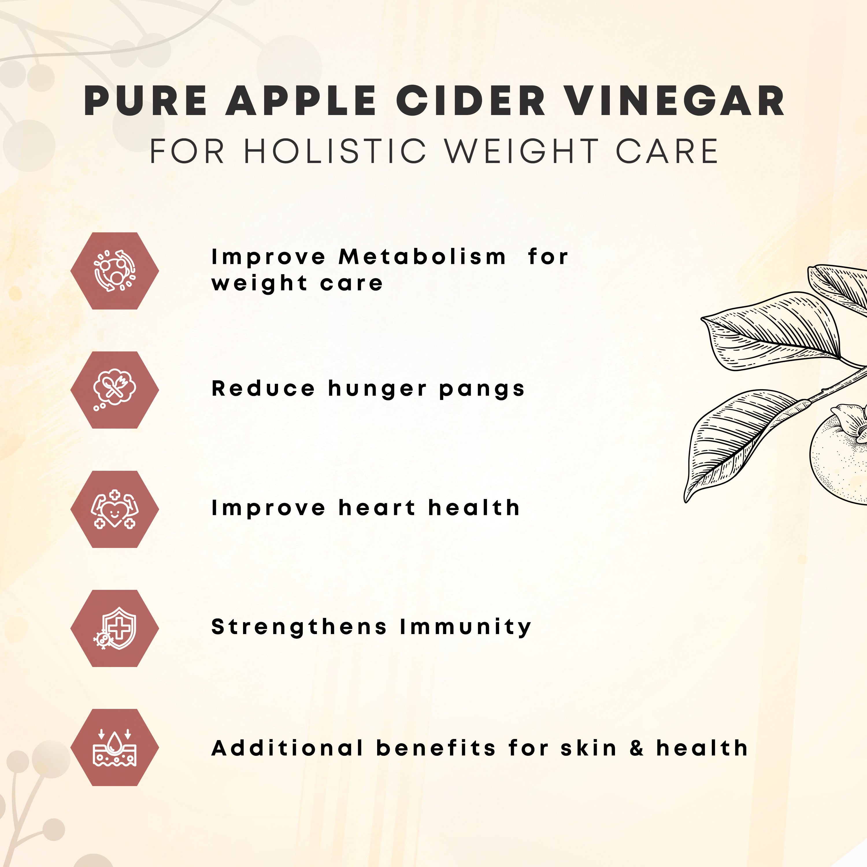 Apple Cider Vinegar ( Mother of Vinegar)