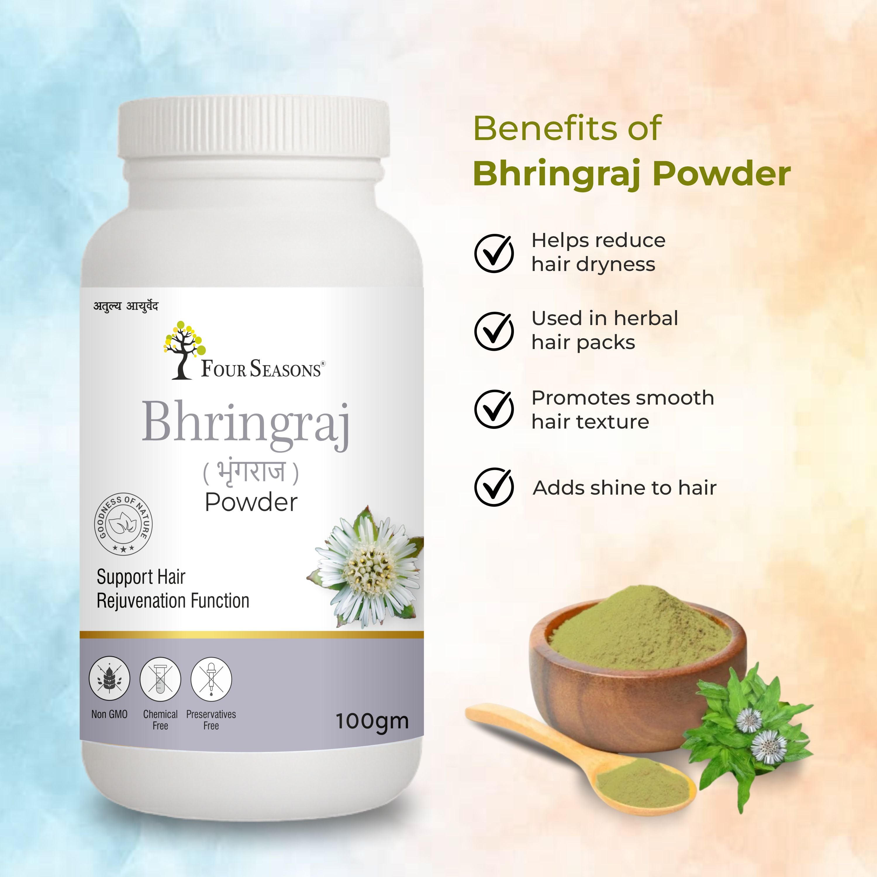 Amla Reetha Shikakai Bhringraj Hibiscus Powder