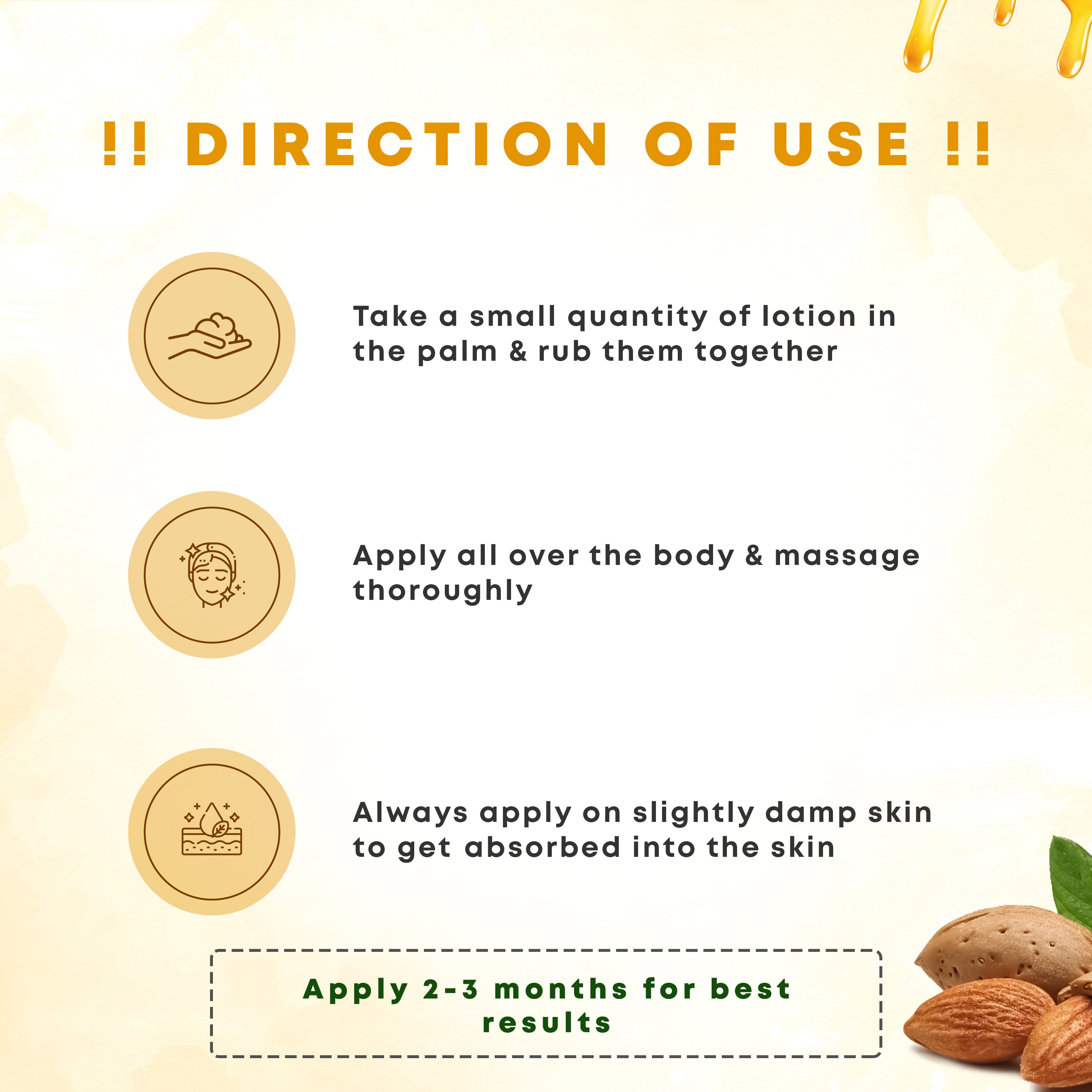 Almond & Honey Deep Nourishing Body Lotion 250ml + 250ml (Buy 1 Get 1 Free)