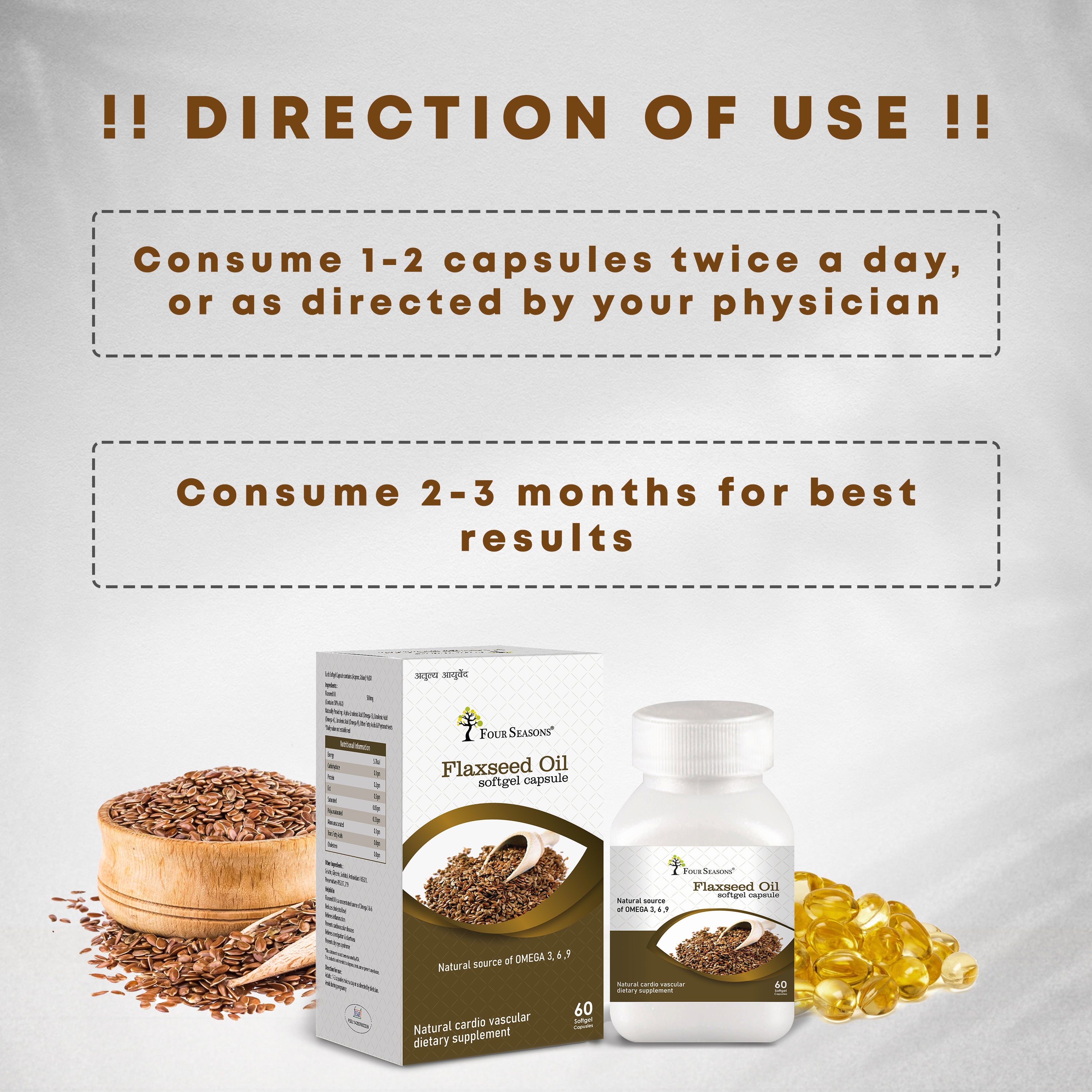 Flaxseed Oil Capsules