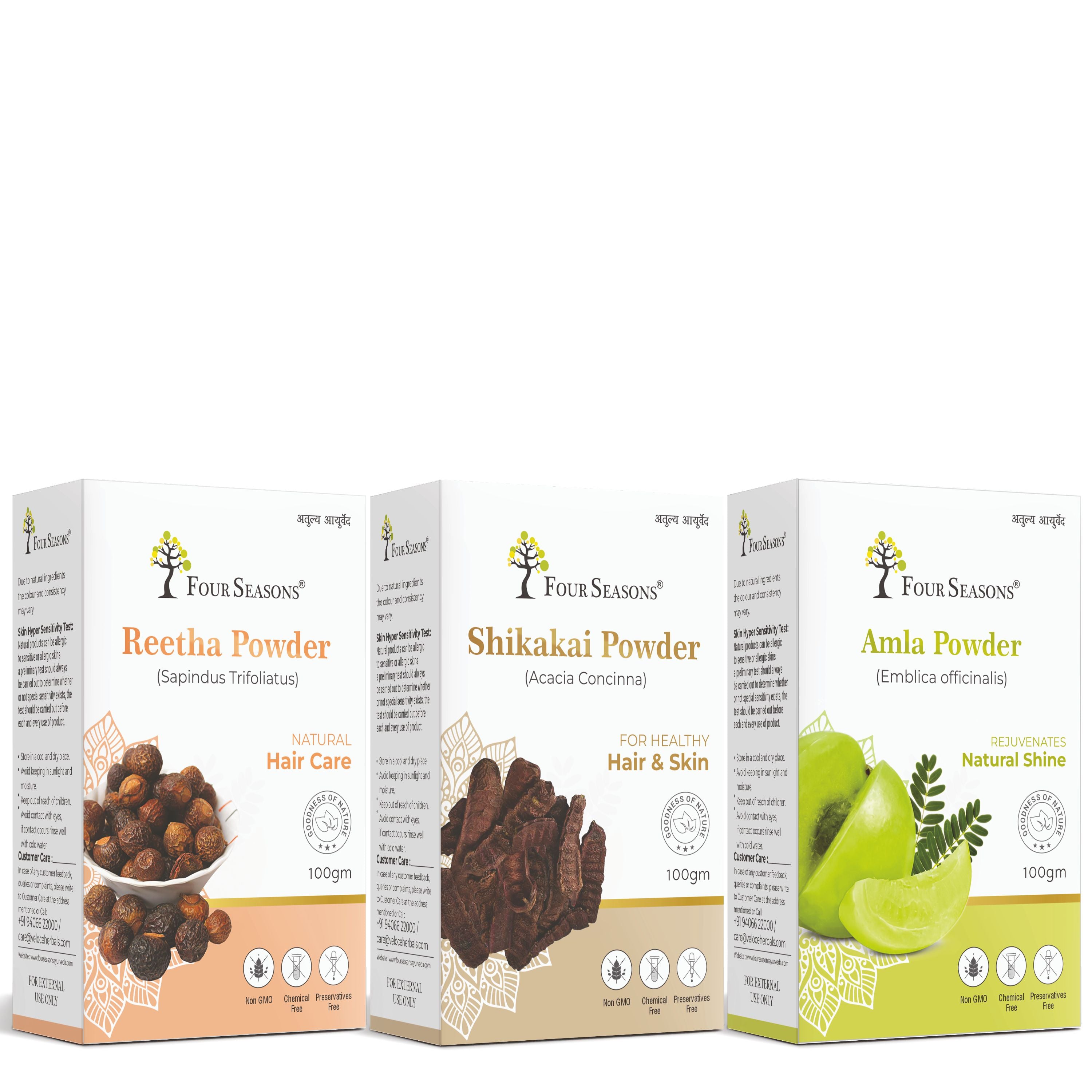 Amla Reetha Shikakai Powder