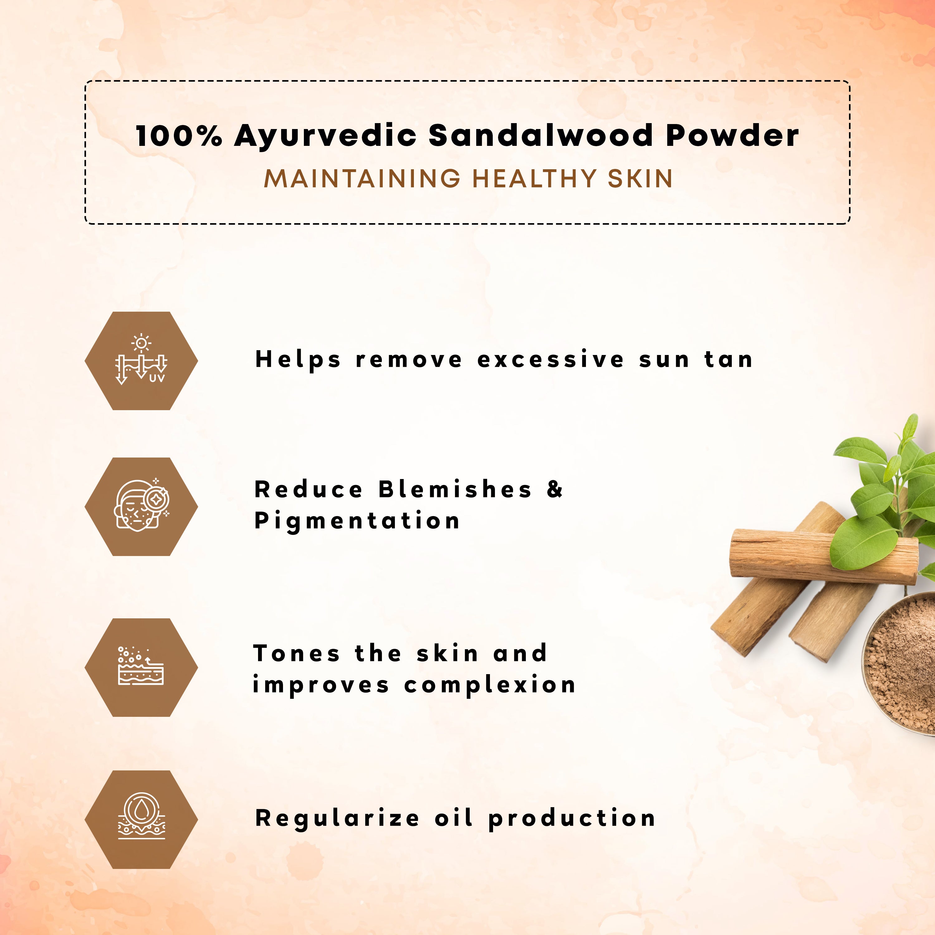 Sandalwood (Chandan) Face Pack Powder