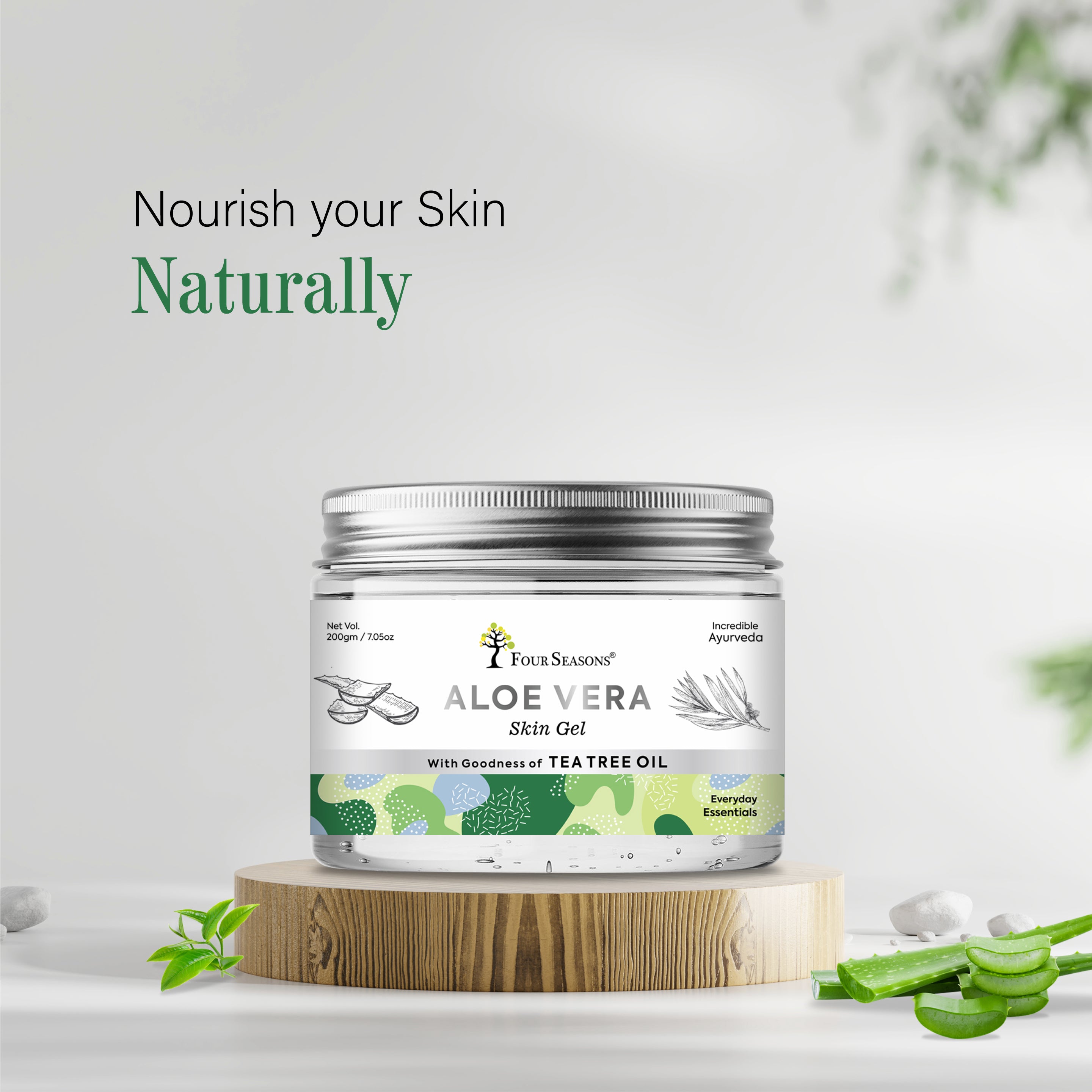 Aloevera Gel With Goodness Of Tea Tree Oil